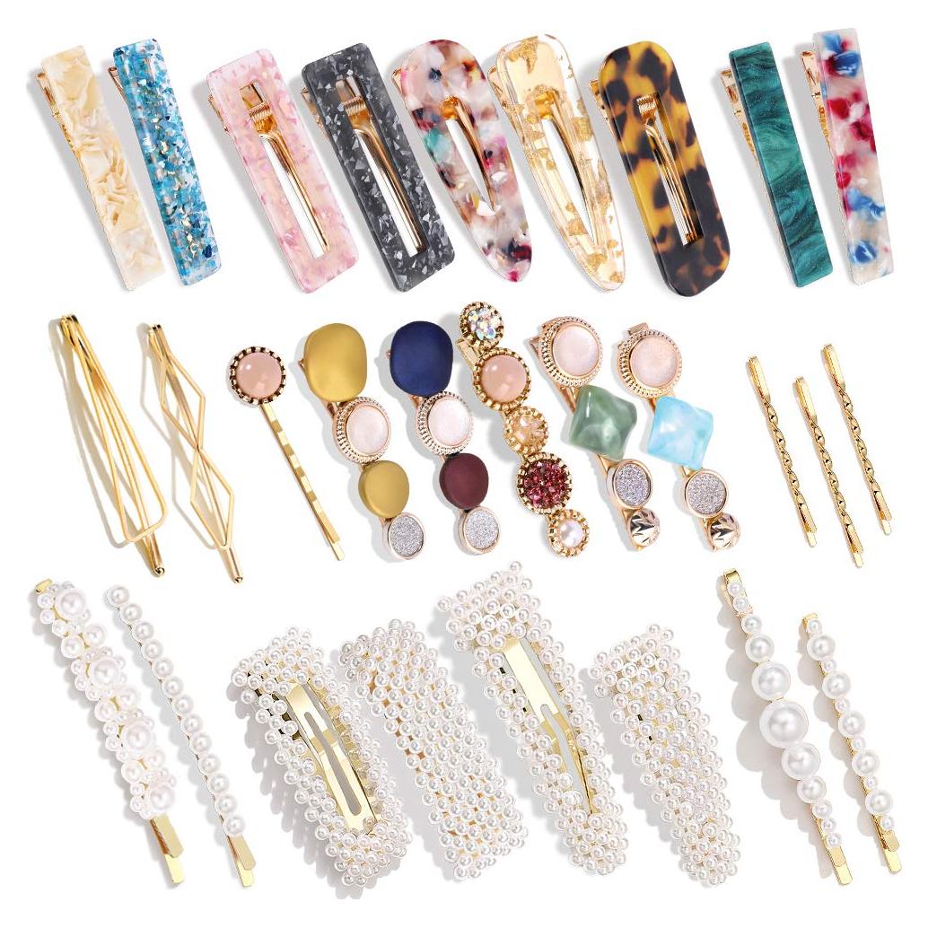 28 Piezas Accesorios de Pelo Magicsky: Clips y Horquillas