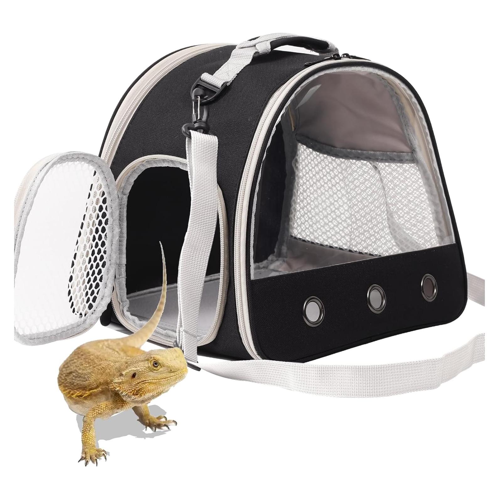 Transportador de Pequeños Animales WEVONIGU Negro 30.48x25.4cm