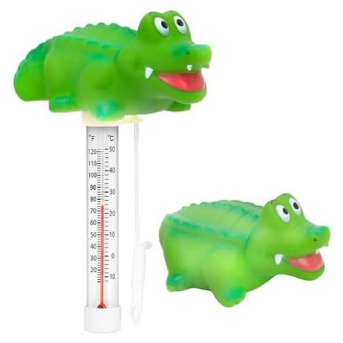 Termómetro Flotante para Piscina XY-WQ Cocodrilo Grande