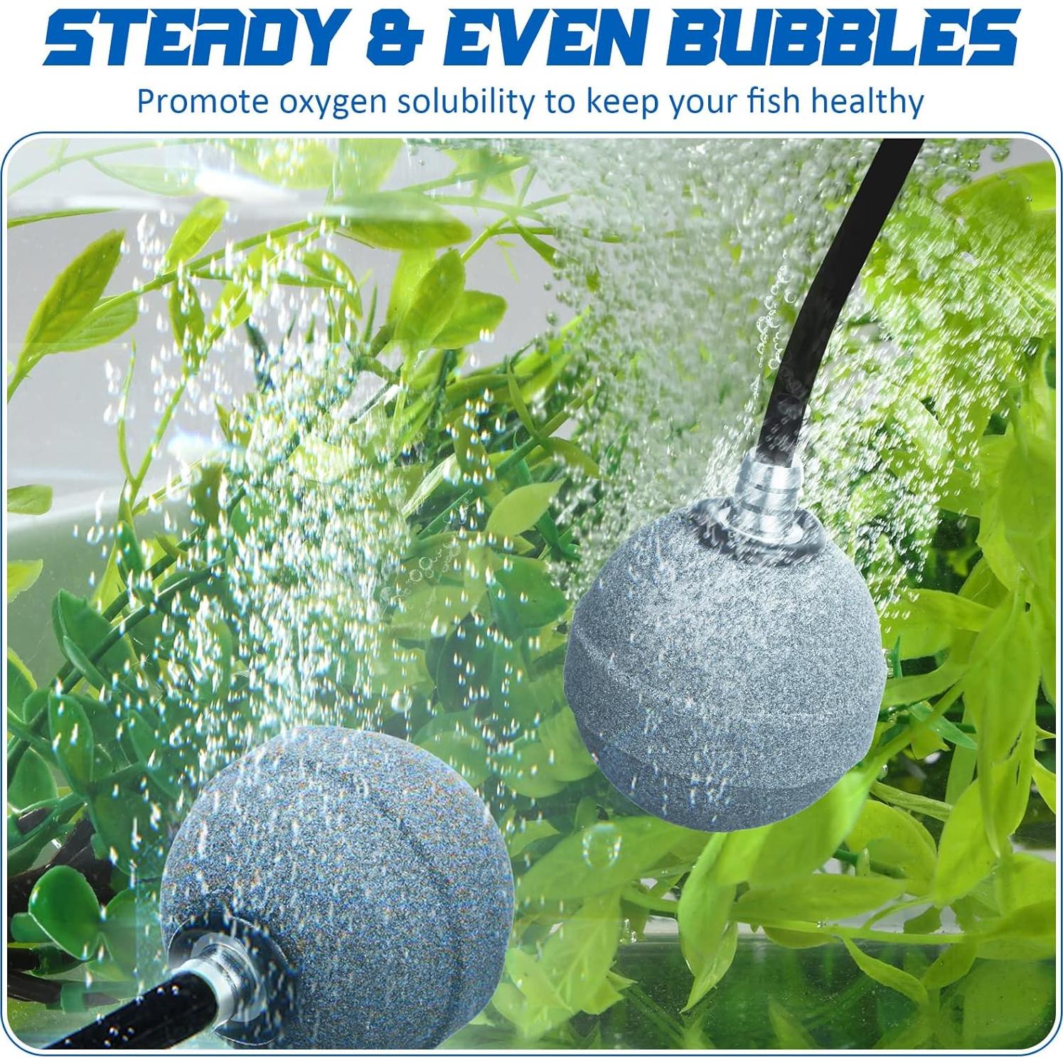 Reginary 10 Piedras de Aire para Acuario 5.08 cm Difusor Oxígeno