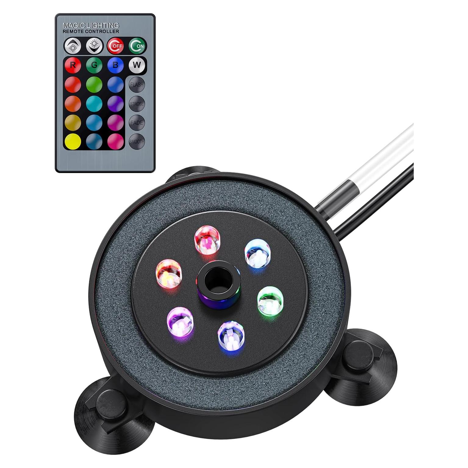 Luz LED Subacuática Pawfly con Control Remoto y 4 Modos