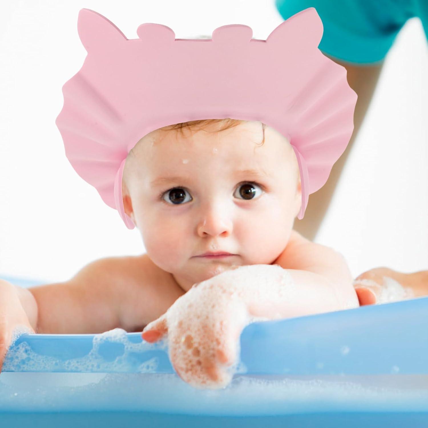 Gorro de Ducha Ajustable Healifty para Shampoo Bebé