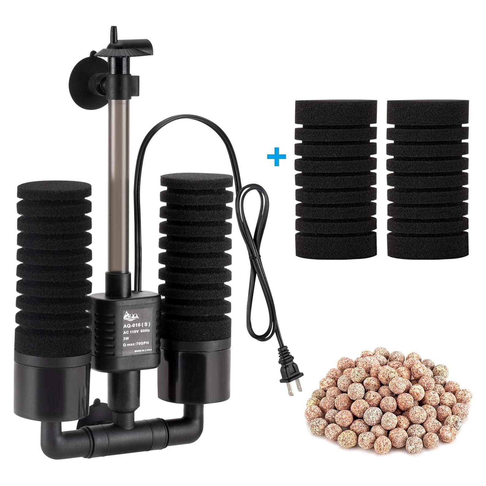 Filtro de Esponja AQQA S para Acuario 15.24x27.94cm