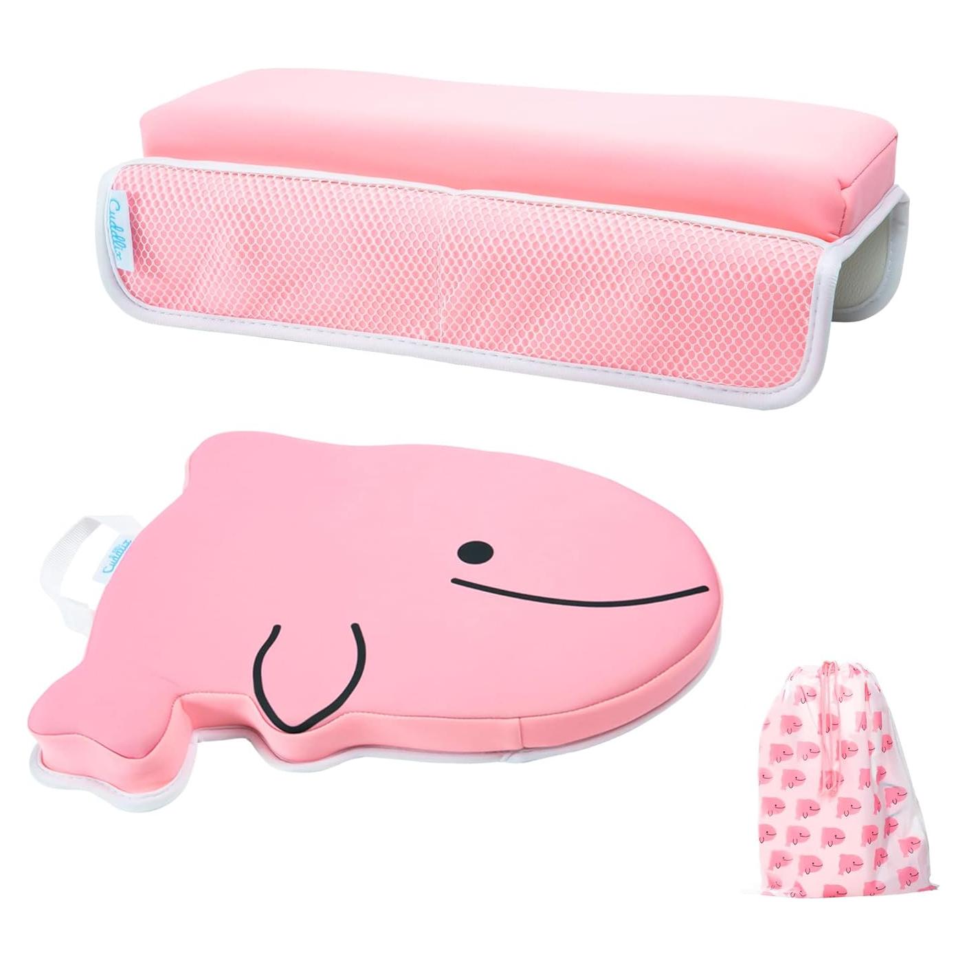 Almohadilla para Rodillas y Codos Cuddlix Rosa Pastel Antideslizante