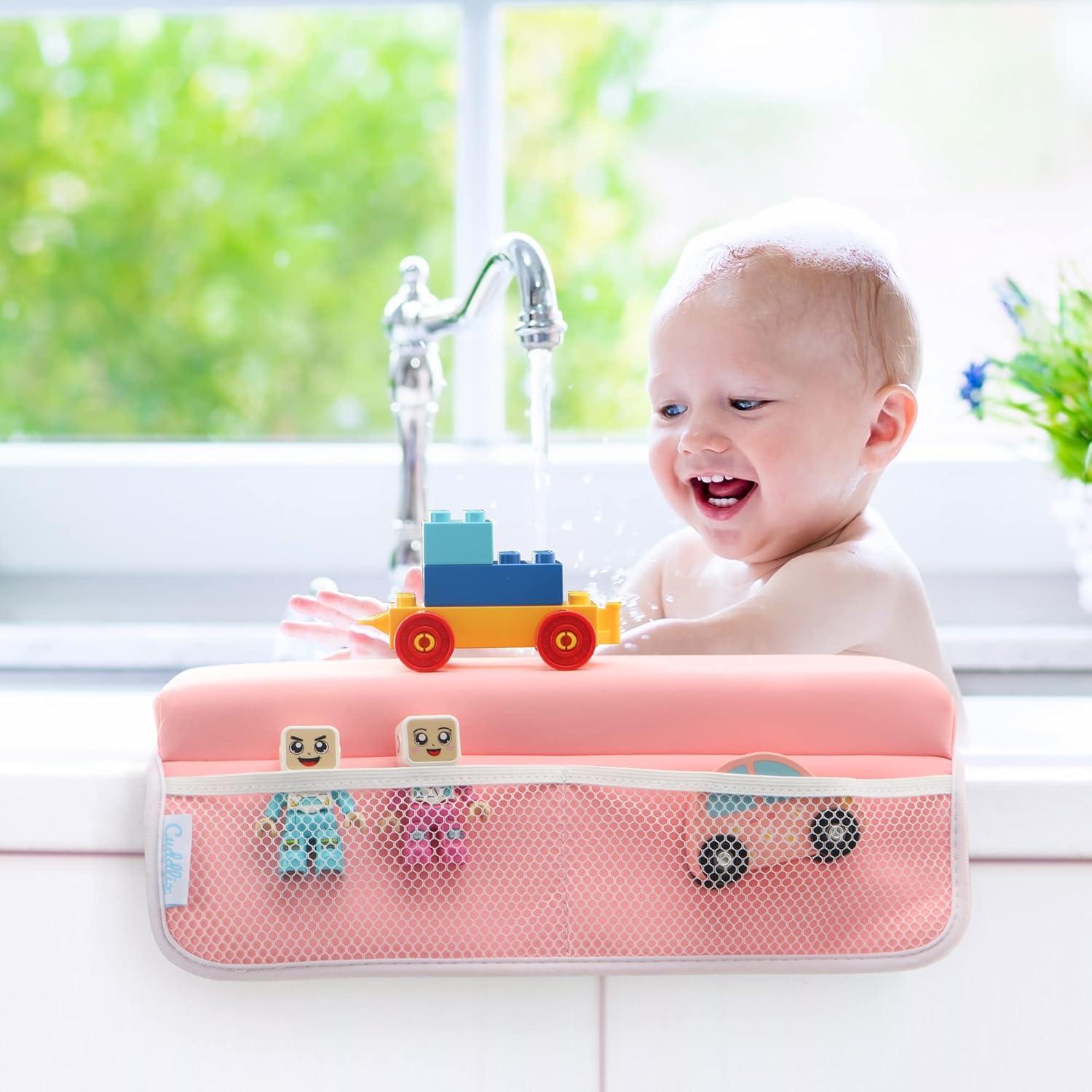 Almohadilla para Rodillas y Codos Cuddlix Rosa Pastel Antideslizante