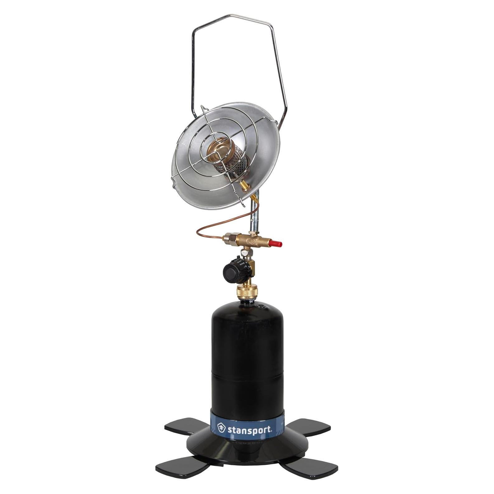 Calentador Radiante Portátil Stansport 3,200 kJ Negro