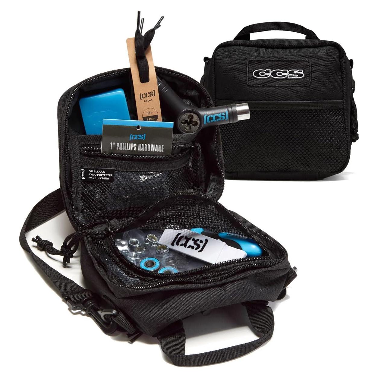 Kit de Skate de Emergencia CCS Deluxe - Bolsa, Herramientas y Repuestos