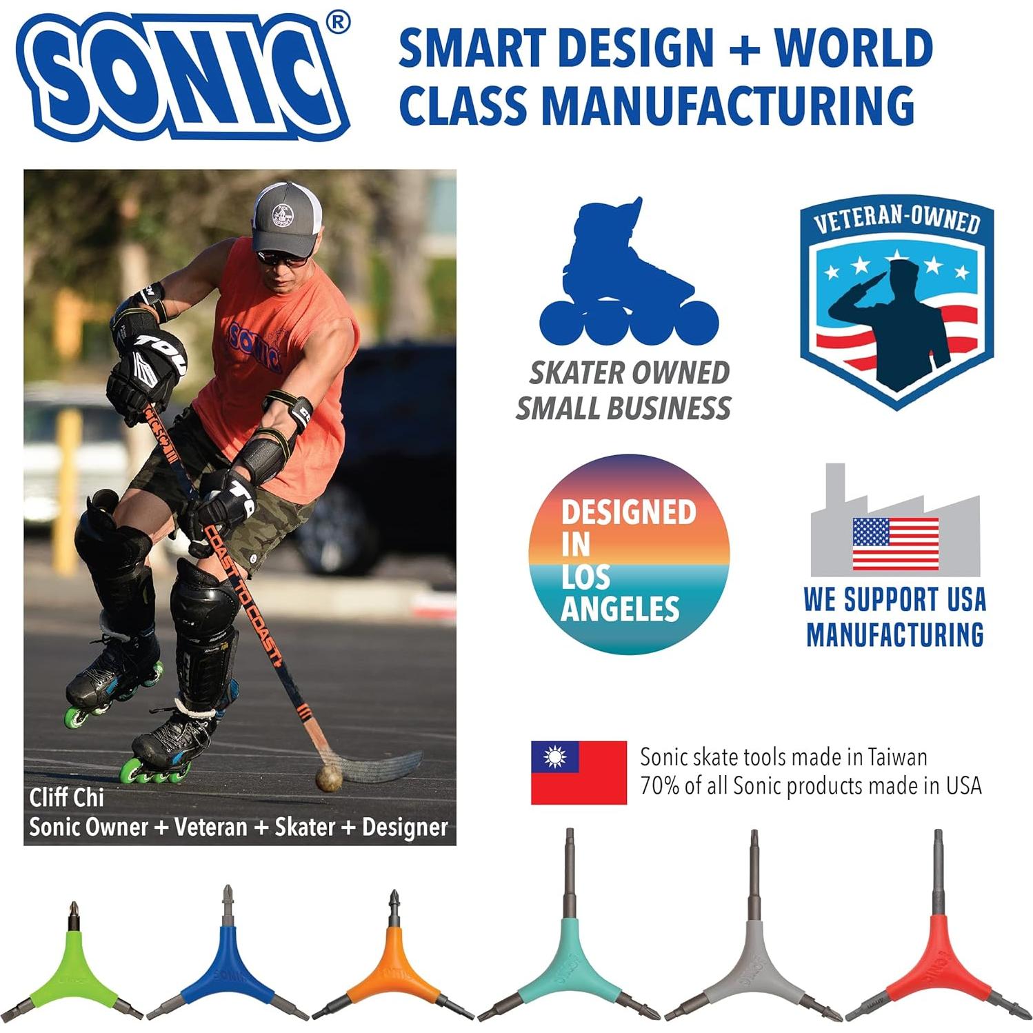 Herramienta para Patines en Línea SONIC Gripz 6 en 1