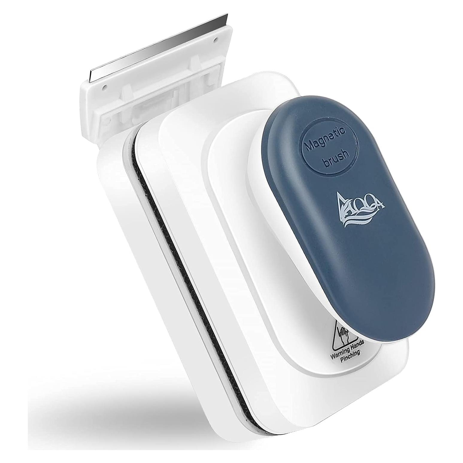 Limpiador Magnético AQQA para Acuarios Azul Pequeño