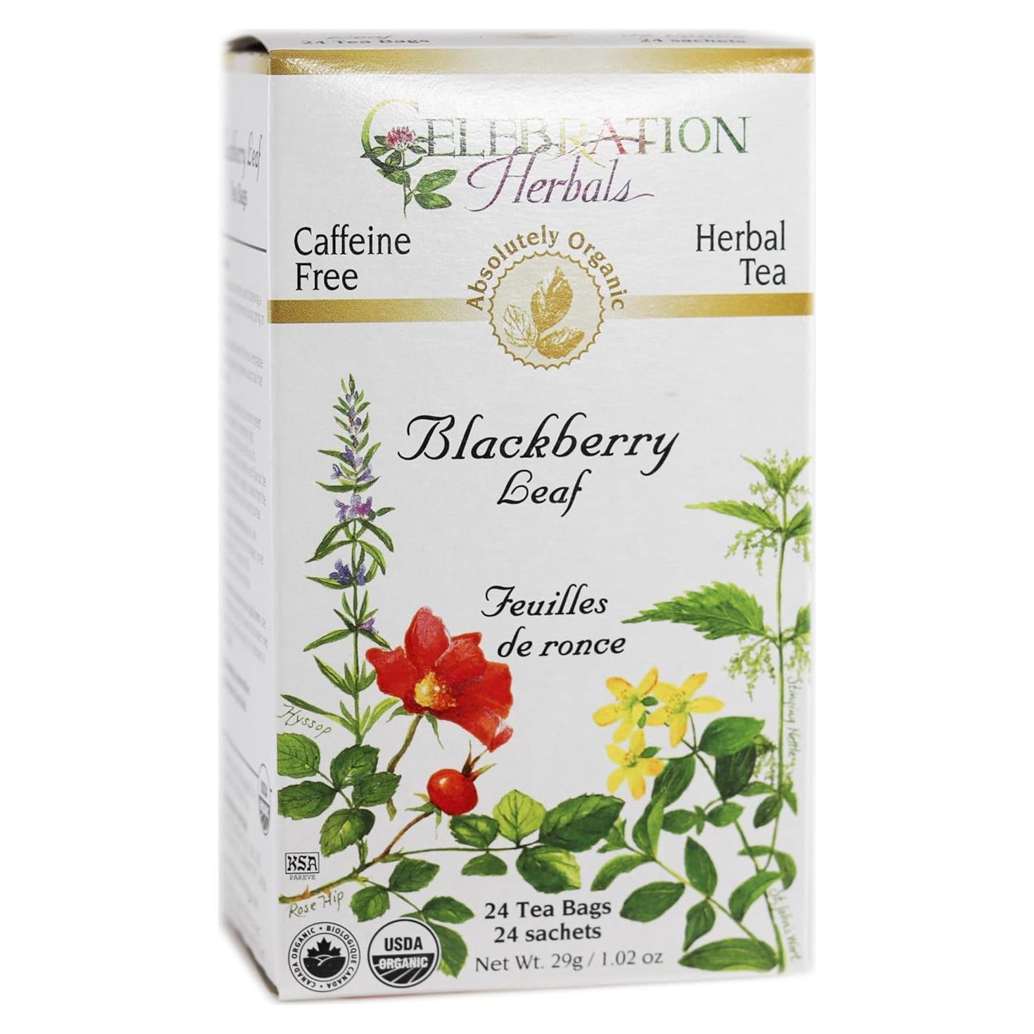 Hoja de Mora Orgánica Celebración Herbals 24 Bolsas 29g