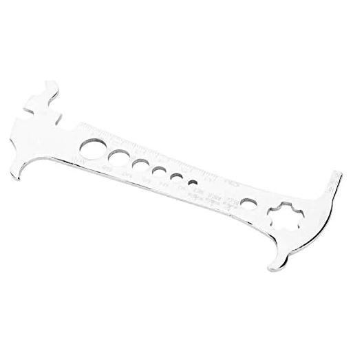 Medidor de desgaste de cadena Vbestlife de acero inoxidable