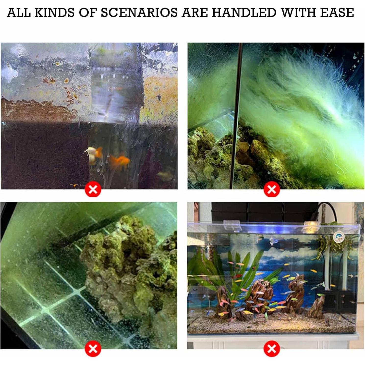 Cepillo de Limpieza para Acuarios Humyeam - 2 Piezas