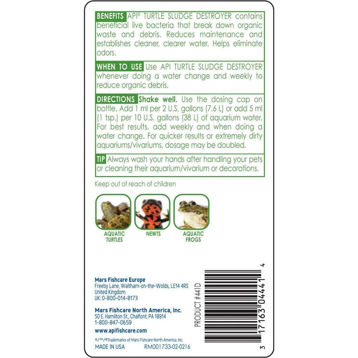 API Turtle Sludge Destroyer Limpiador de Acuario 240 ml