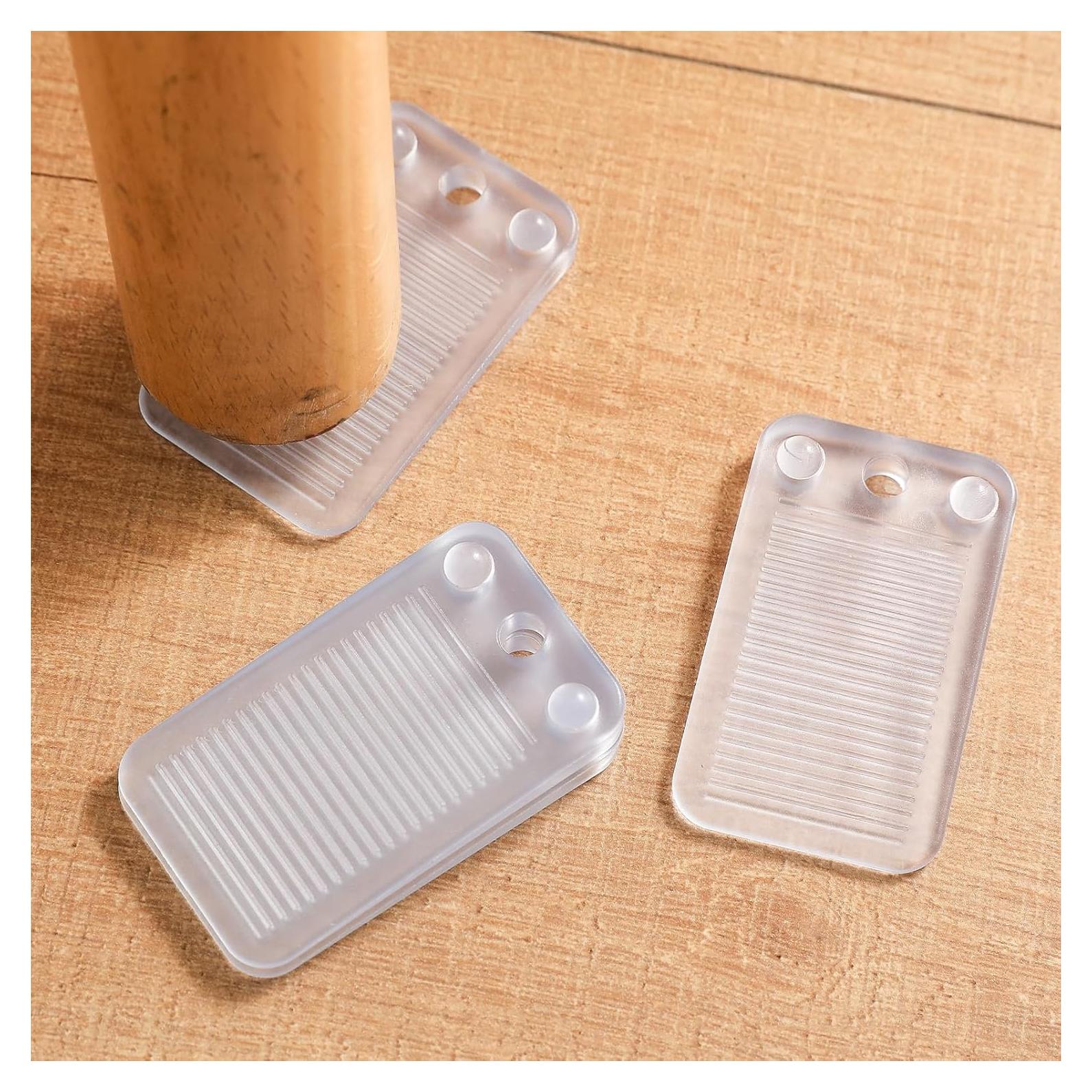 Paquete de 6 cuñas niveladoras ZZRANYE transparentes antideslizantes