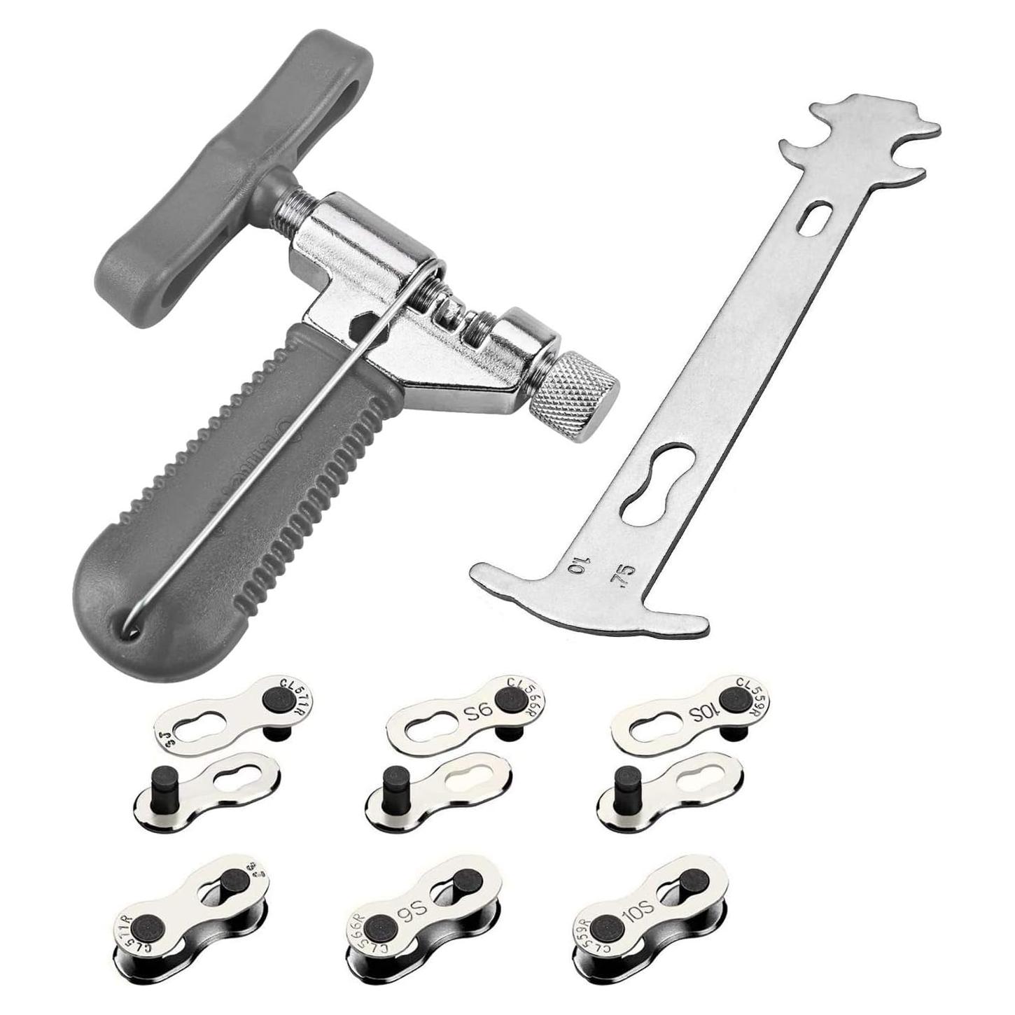 Kit de Herramientas de Reparación de Cadenas Qkurt - 14 Piezas