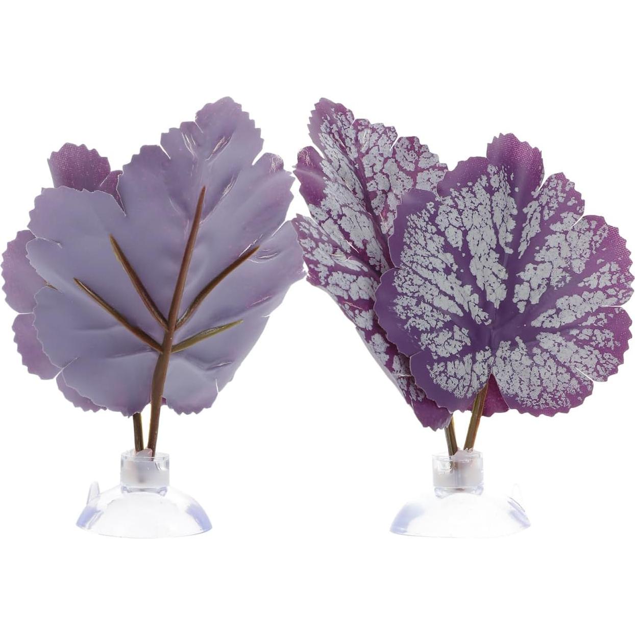 Hamaca para Betta Balacoo 2 Pcs Hoja Acuática con Ventosa