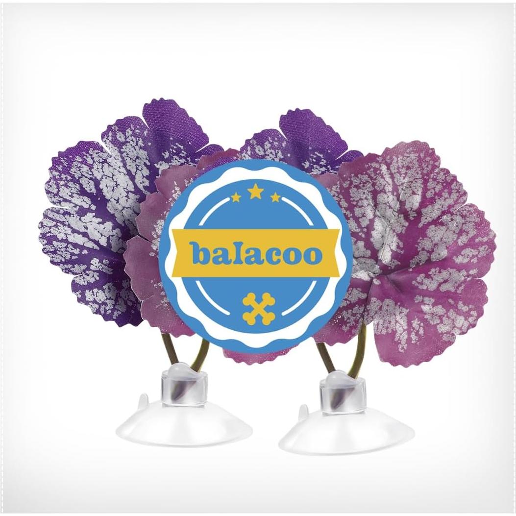 Hamaca para Betta Balacoo 2 Pcs Hoja Acuática con Ventosa