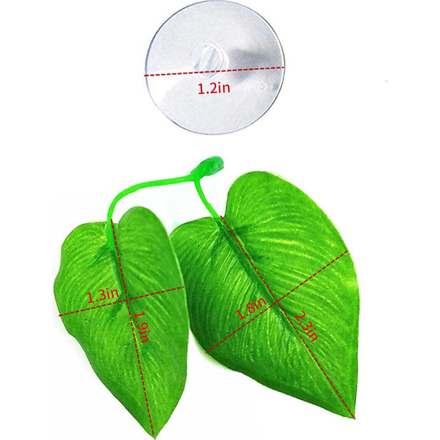 Hojas de descanso para peces Betta Zickupy - 2 piezas