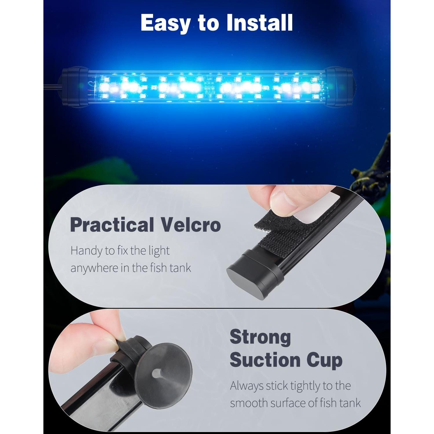 Luz LED para Acuario Pawfly 20 cm Espectro Completo 24/7