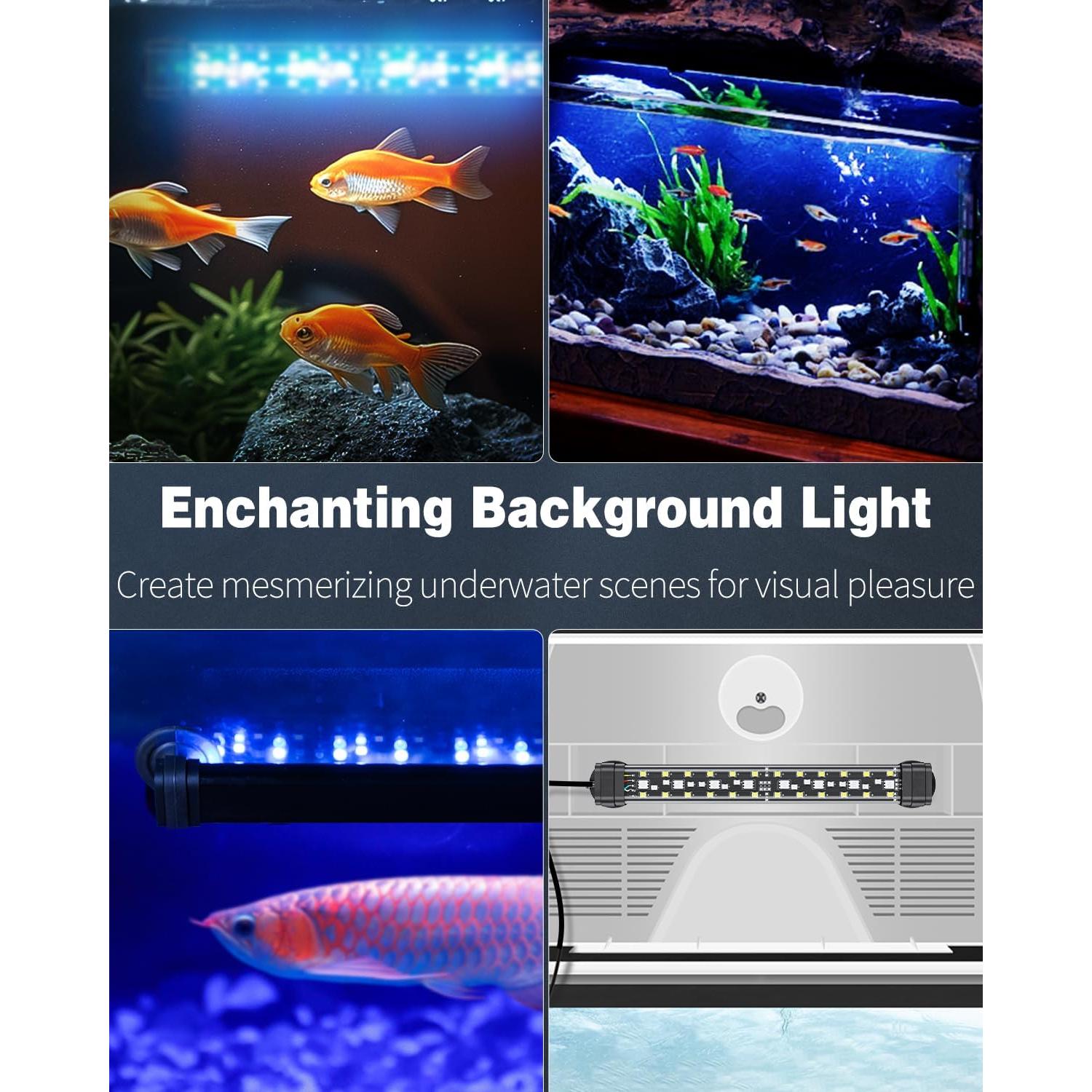 Luz LED para Acuario Pawfly 20 cm Espectro Completo 24/7