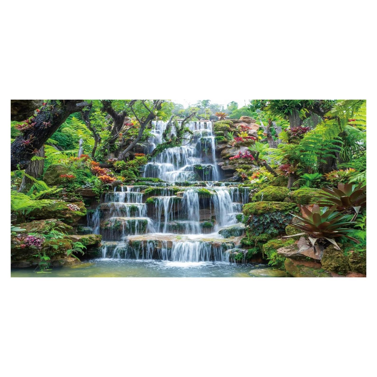 Fondo de Acuario Vinilo AWERT 120x60 cm Parque Forestal