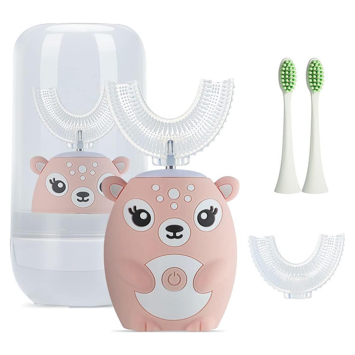 Cepillo de dientes eléctrico para niños JIANLEJIA rosa 2-6 años