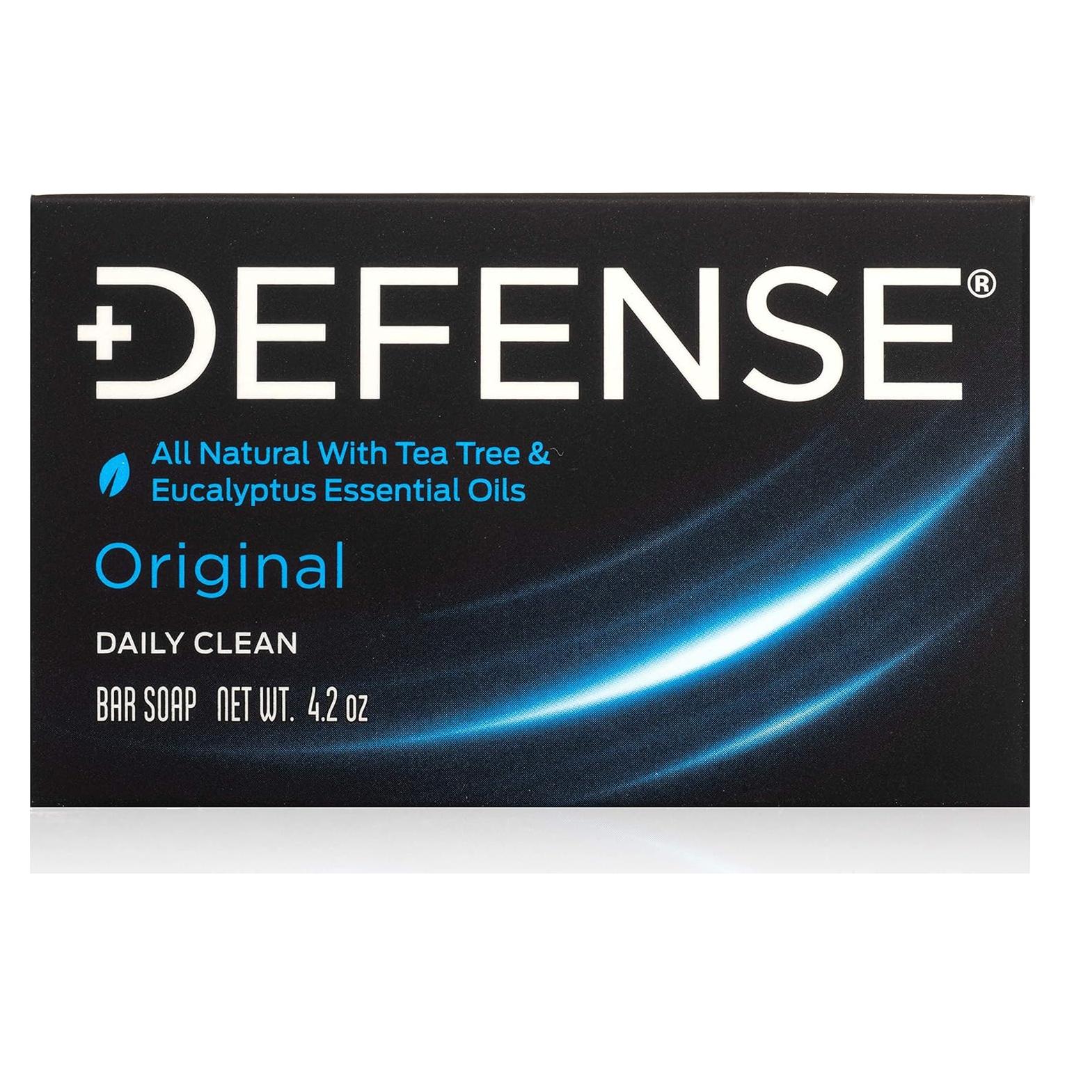 Jabón Natural Defense 120g - Aceite de Árbol de Té y Eucalipto