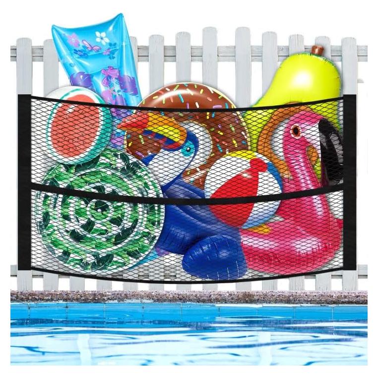 Red de Almacenamiento de Juguetes de Piscina DECOHS 180x120 cm