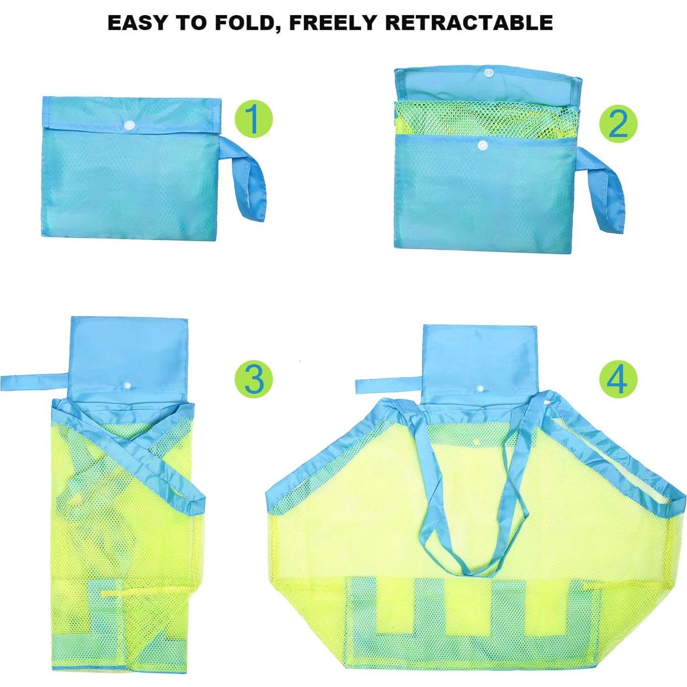 Bolsa de Playa de Malla Meejaa Grande Plegable 45.72x30.48cm