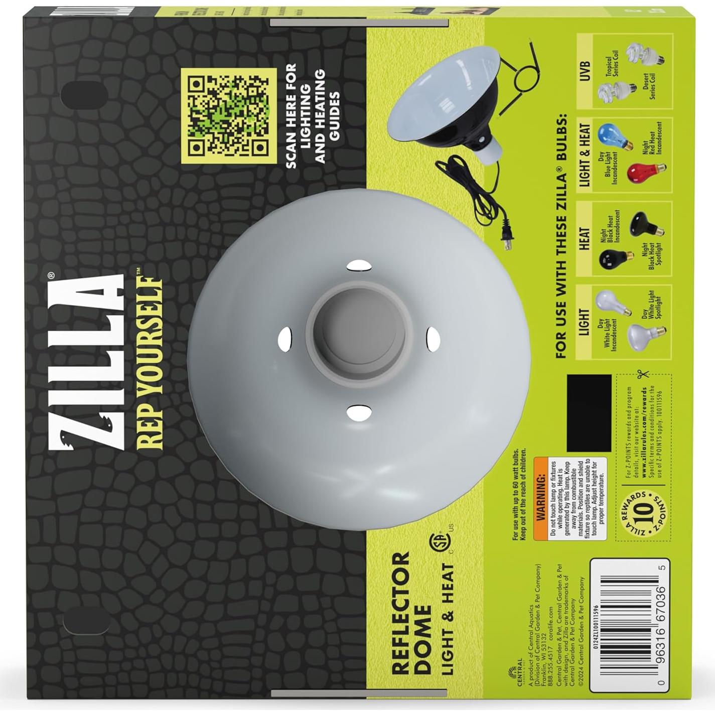 Lámpara de Calor Reflectora Zilla 21.6 cm para Reptiles