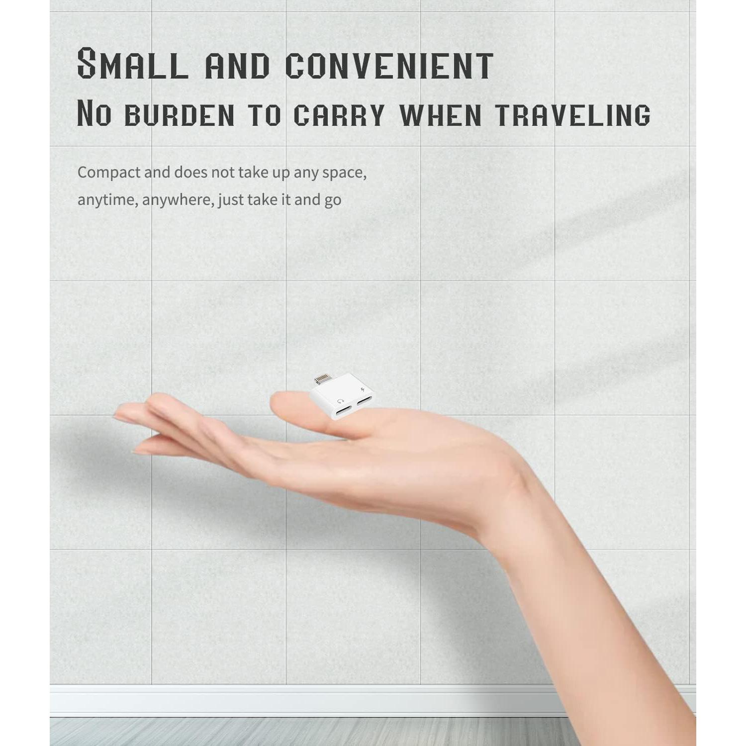 Adaptador Dual Lightning HOYULLI 2 en 1 para iPhone