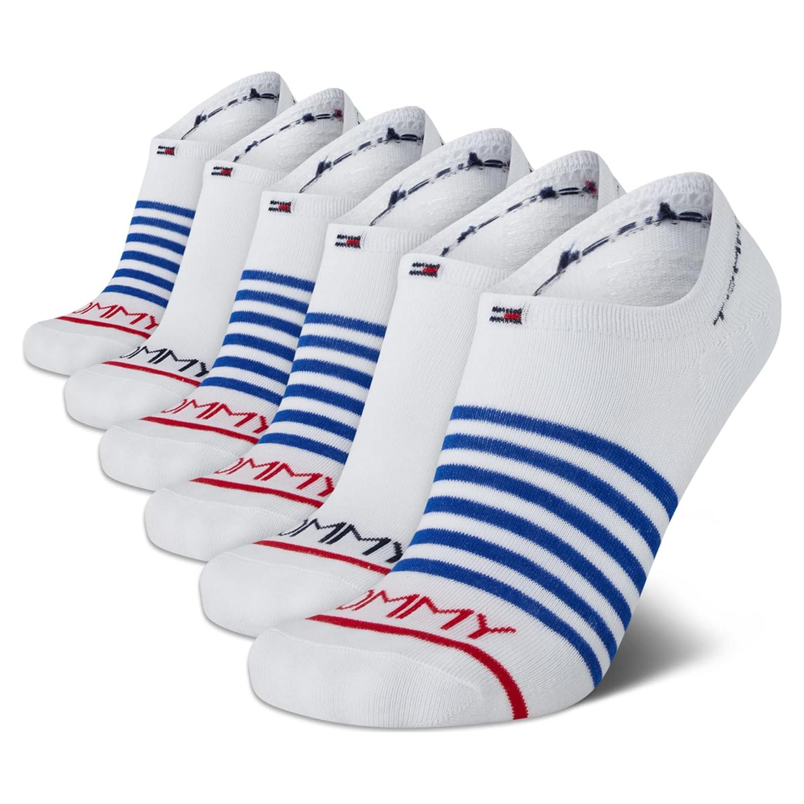 Calcetines Invisibles Deportivos Tommy Hilfiger - Paquete de 6