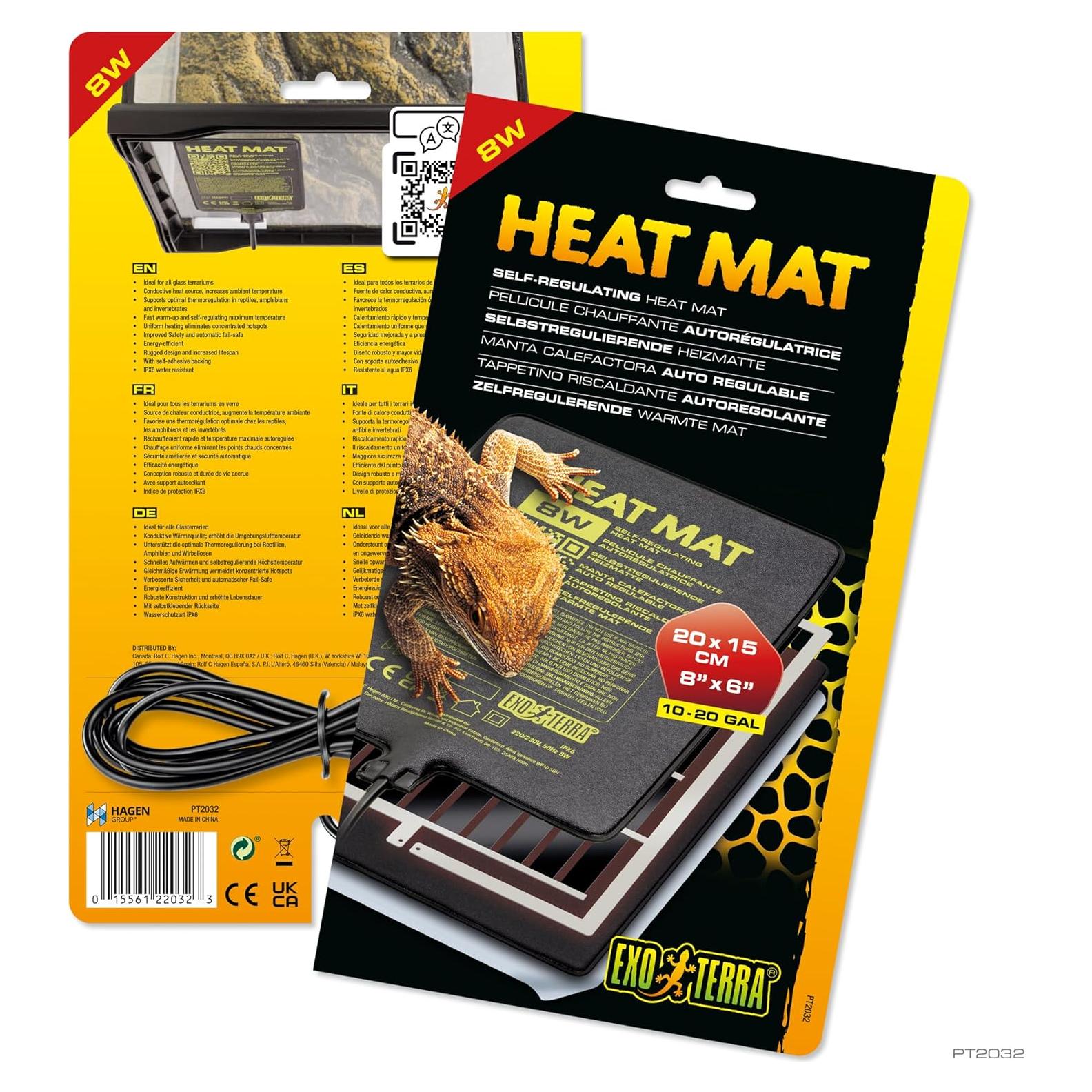 Almohadilla Térmica Exo Terra 8W para Reptiles y Anfibios