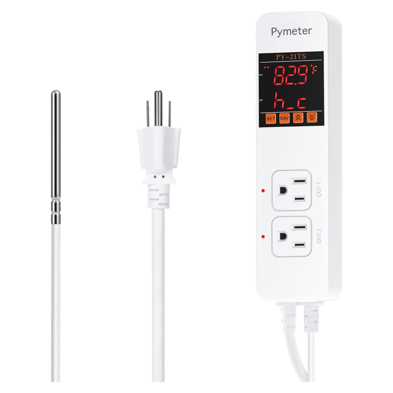 Controlador de Temperatura Pymeter para Calefacción y Refrigeración