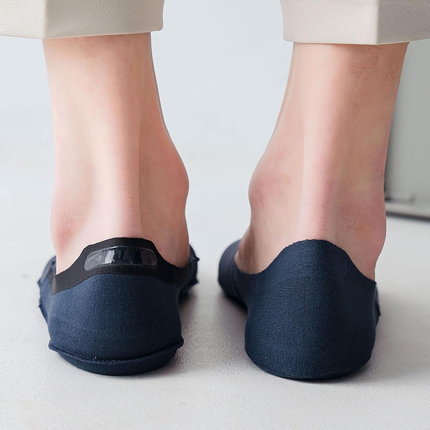 Calcetines invisibles de seda helada unisex transpirables 5 pares