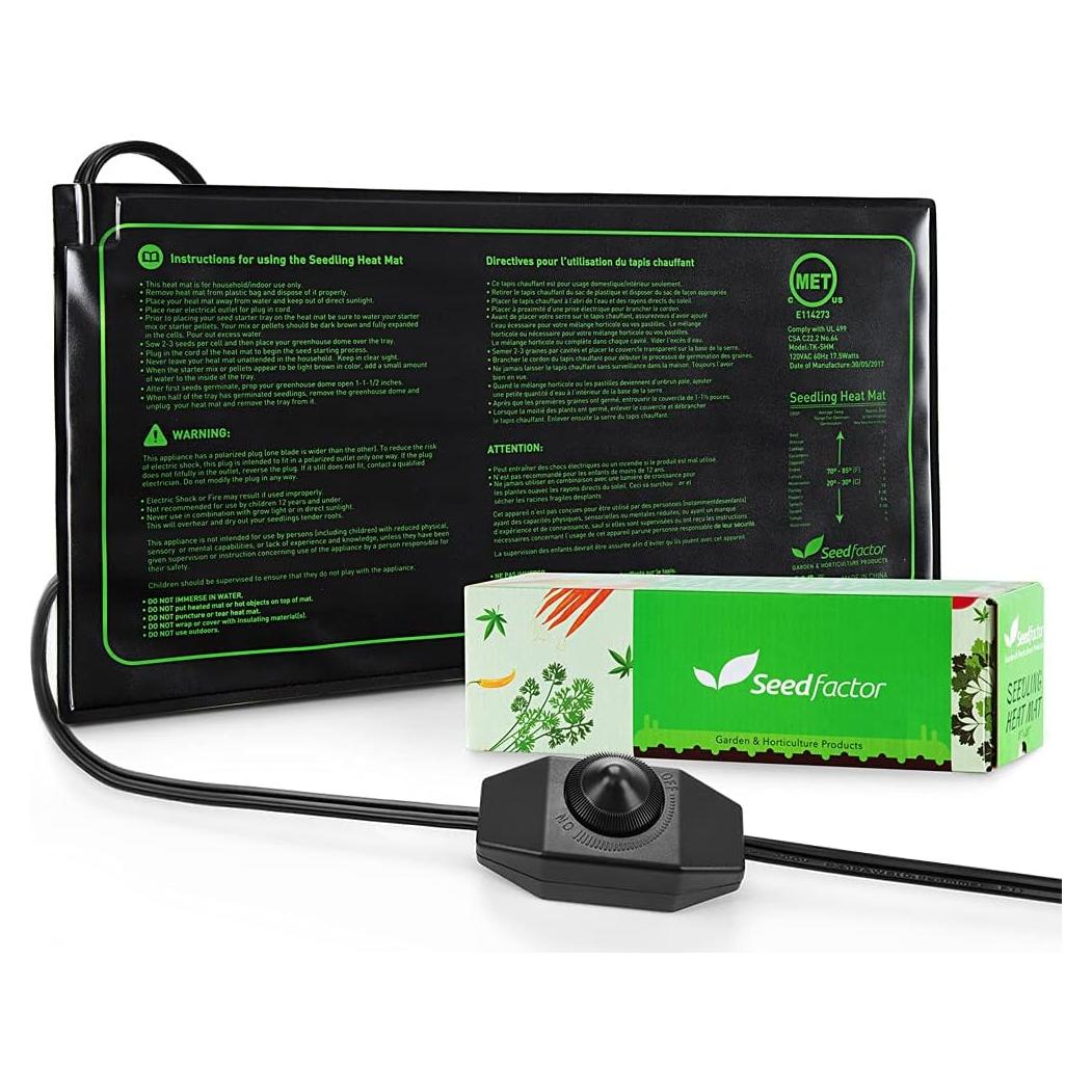 Almohadilla Térmica Seedfactor 25.4x50.8cm Ajustable Impermeable