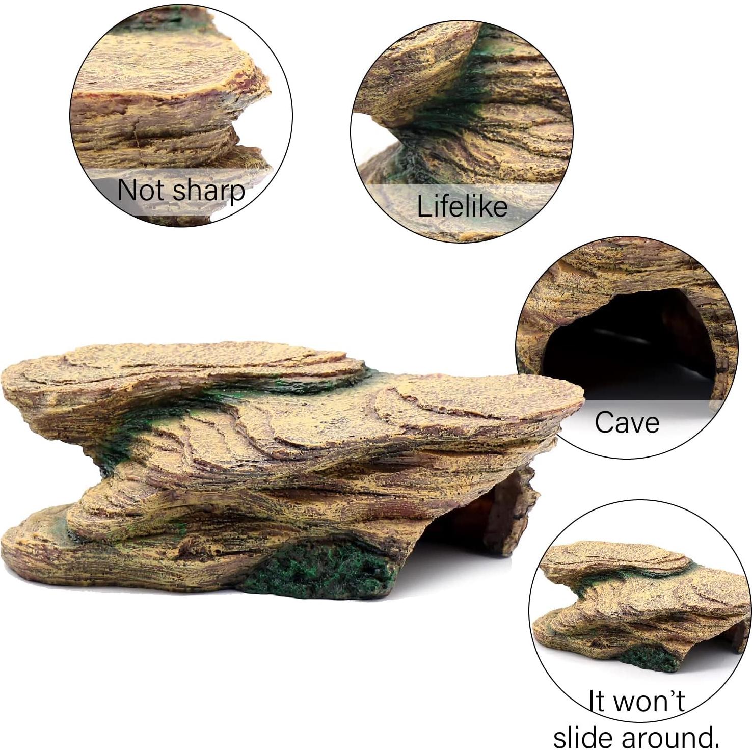 Plataforma de Sol para Reptiles Relaqcc 30.5x15.2 cm