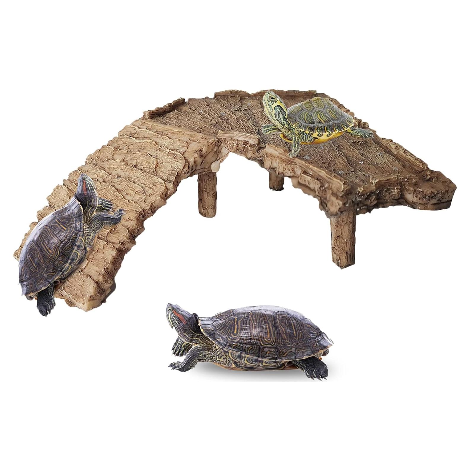 Plataforma Flotante para Tortugas Fhiny - Rampa de Sol 19.8x15cm