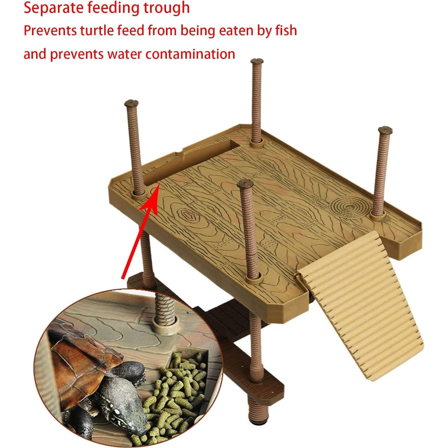 Plataforma Flotante para Tortugas Acuáticas xixibuy - Grande L