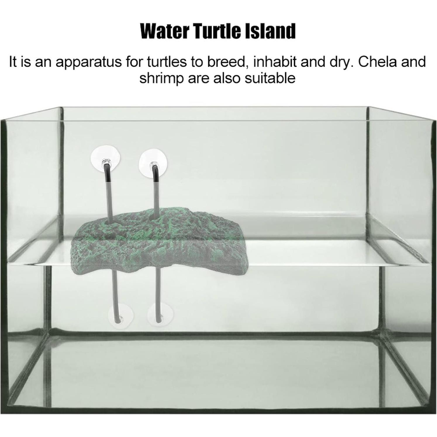 Plataforma de Sol para Tortugas Joyzan 28x12cm con Ventosas