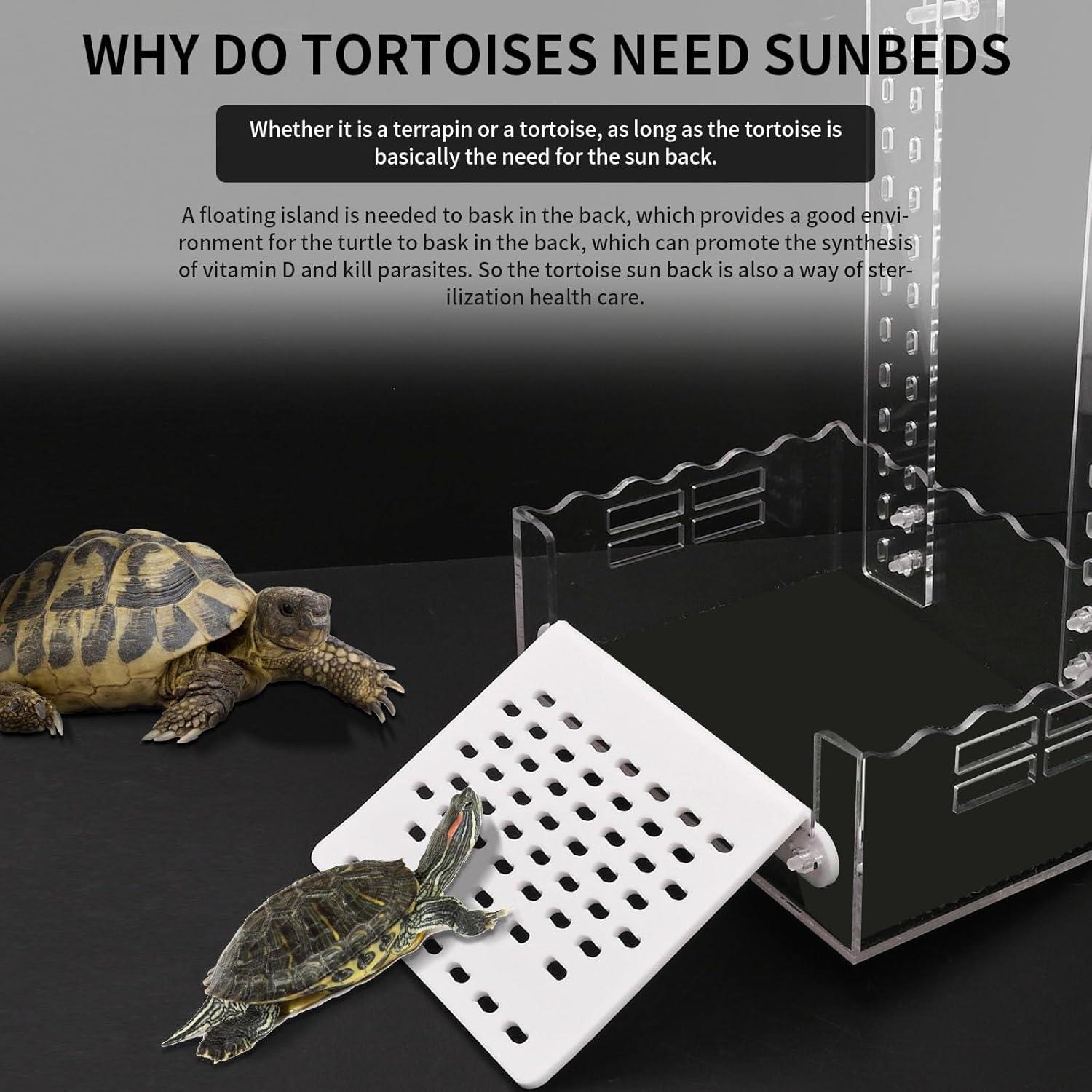 Plataforma de Solarium para Tortugas VIKKSAER 20.5x14.5 cm