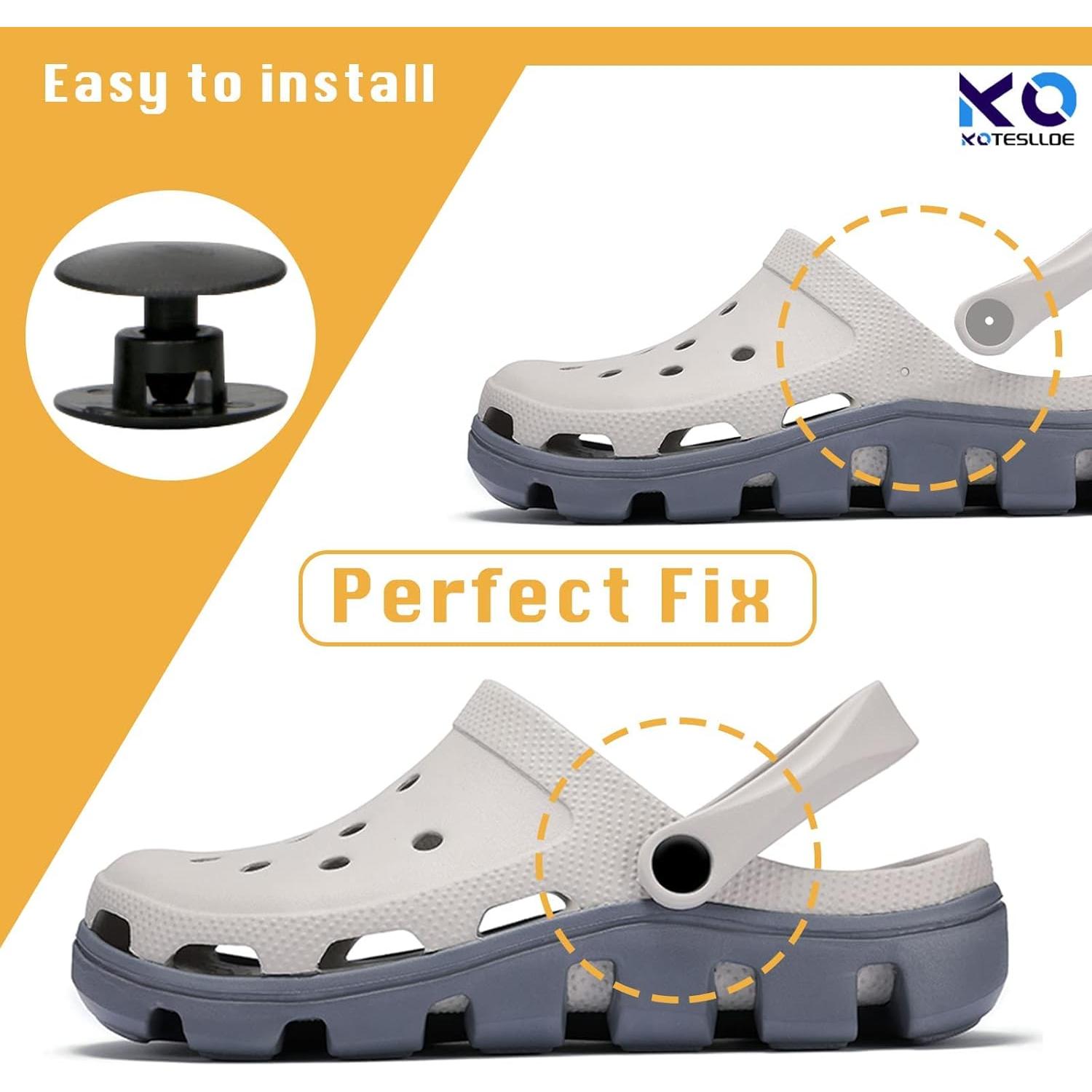 Remaches de Reemplazo KOTESLLOE para Crocs - 8 Piezas