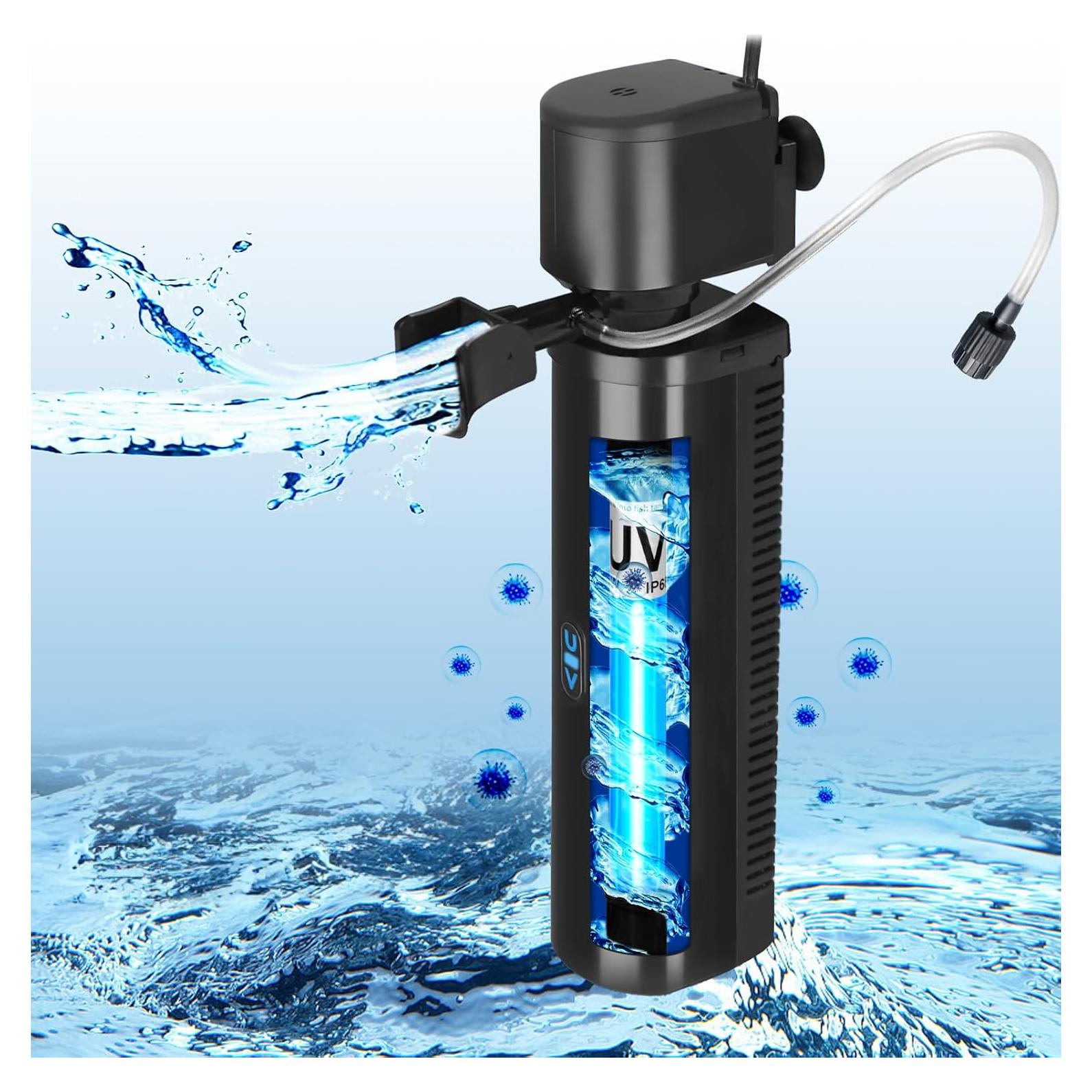 Filtro de Acuario TARARIUM U-V 400GPH para 151-567 Litros