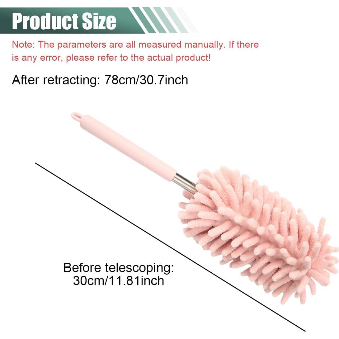 Plumero de Interior de Coche DUSCOKE Rosa Extensible 77.8 cm