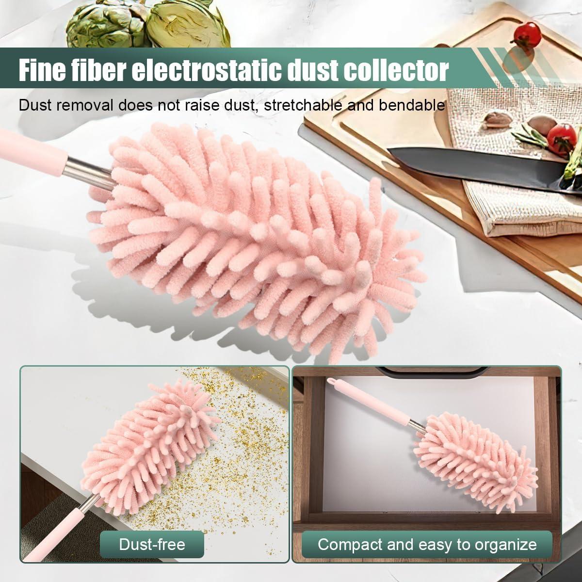 Plumero de Interior de Coche DUSCOKE Rosa Extensible 77.8 cm