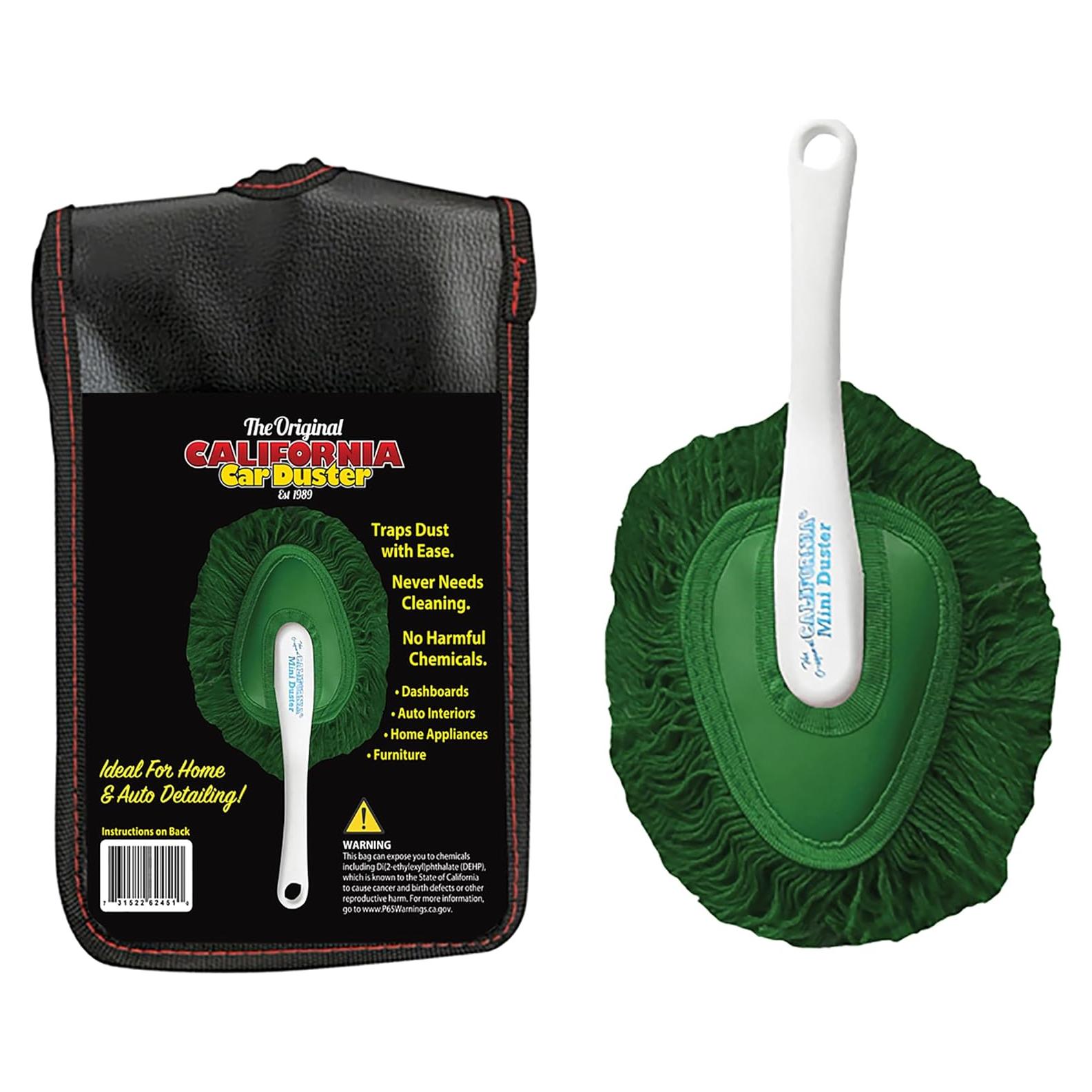 Duster de Coche California 62461 Verde con Bolsa de Almacenamiento