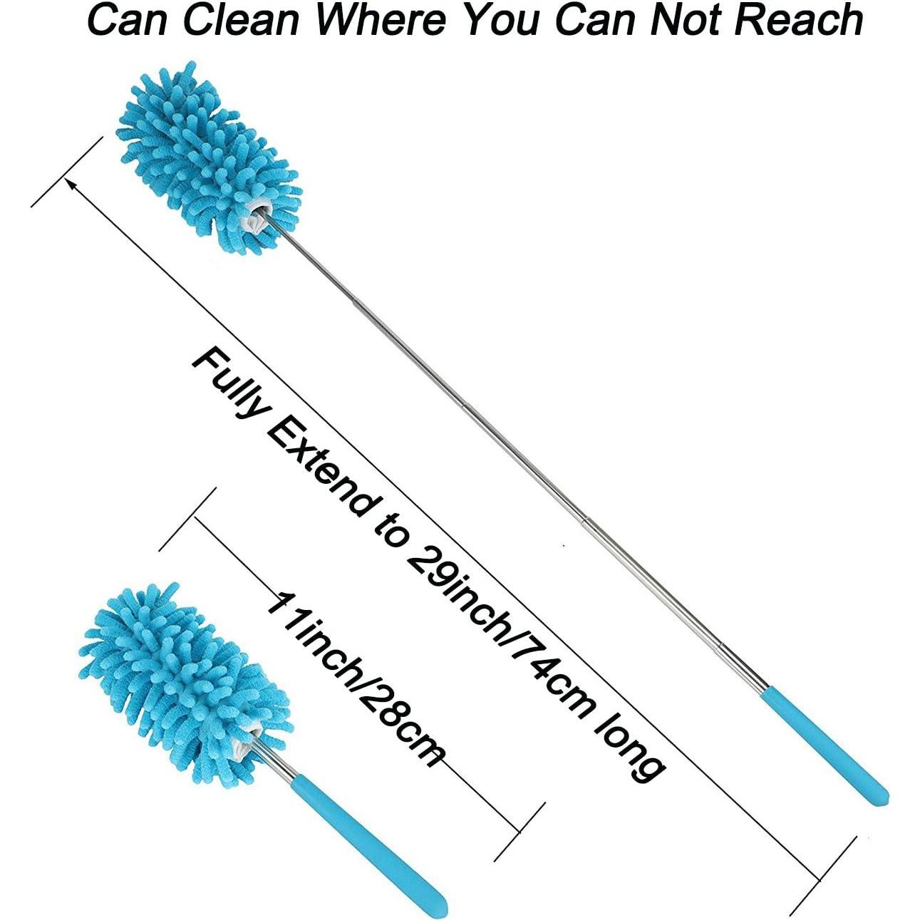 Plumeros de Mano Microfibra Telescópicos KissDate - Paquete de 3