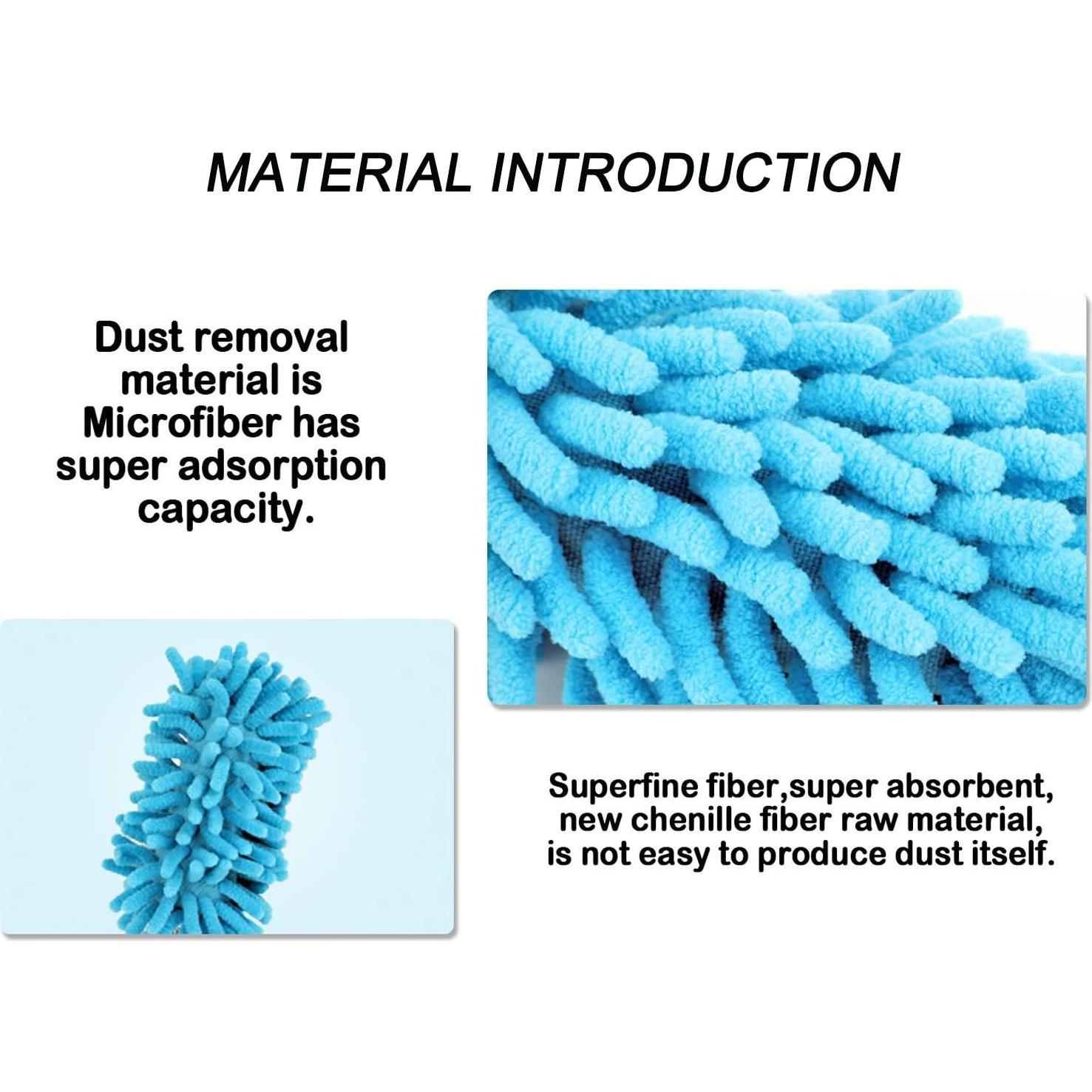 Plumeros de Mano Microfibra Telescópicos KissDate - Paquete de 3
