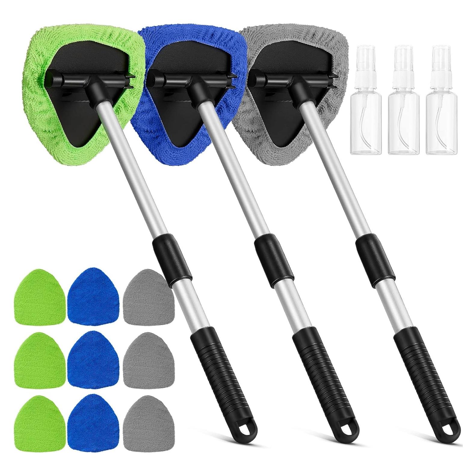 Kit de Limpieza de Parabrisas Tallew 3 Pcs con Mango Extensible
