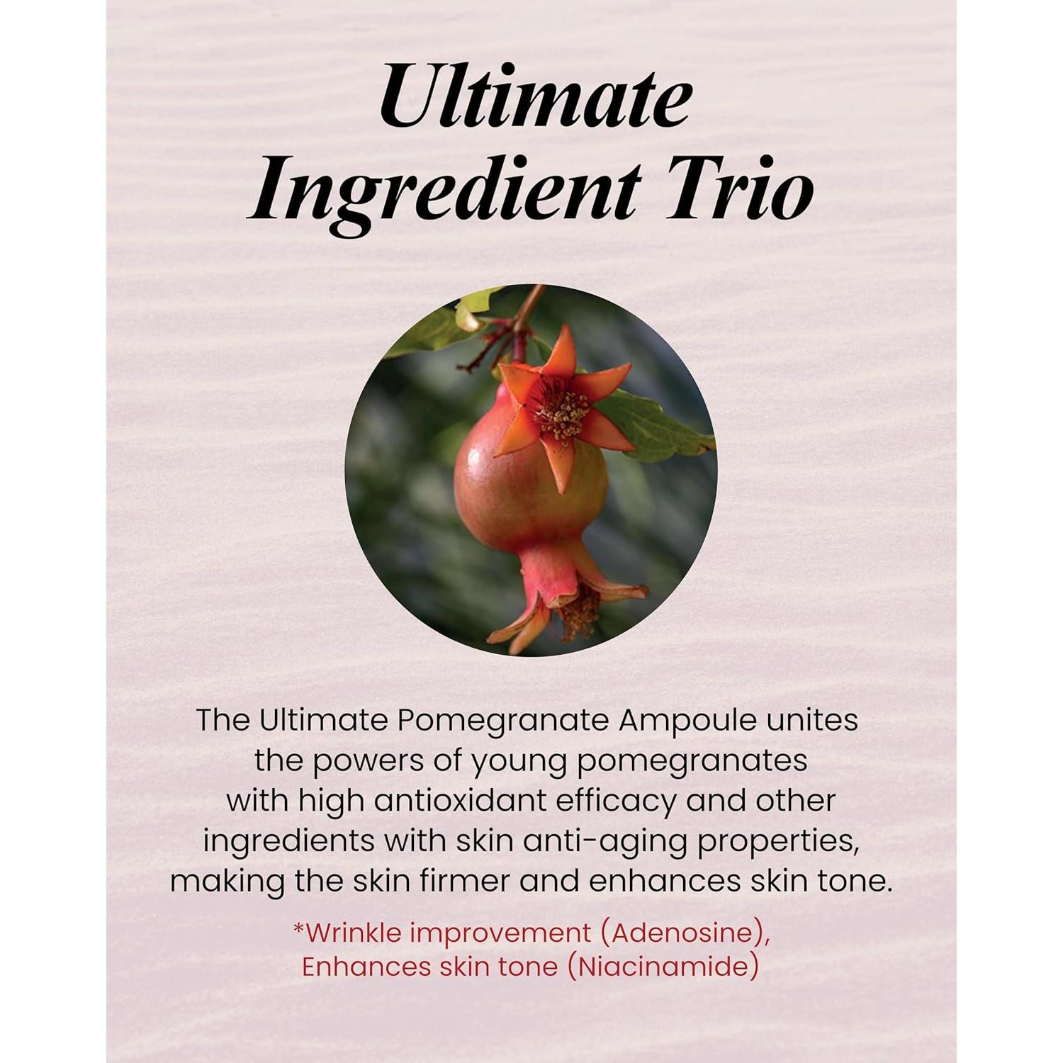 Conjunto Ampoule Granada Sooryehan 55 ml - Elasticidad y Tono Piel